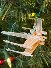 Gingerbread X-Wing inspired kit card by Greyman Co