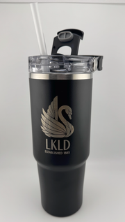30oz Stainless Steel Tumbler - LKLD Swan