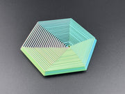 3D-Printed Flat Spiral Coaster