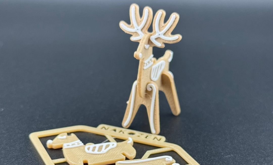 Gingerbread Reindeer Ornament Kit Card