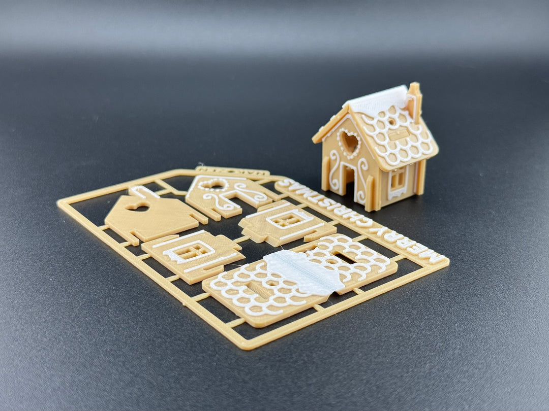 Gingerbread House Ornament Kit Card