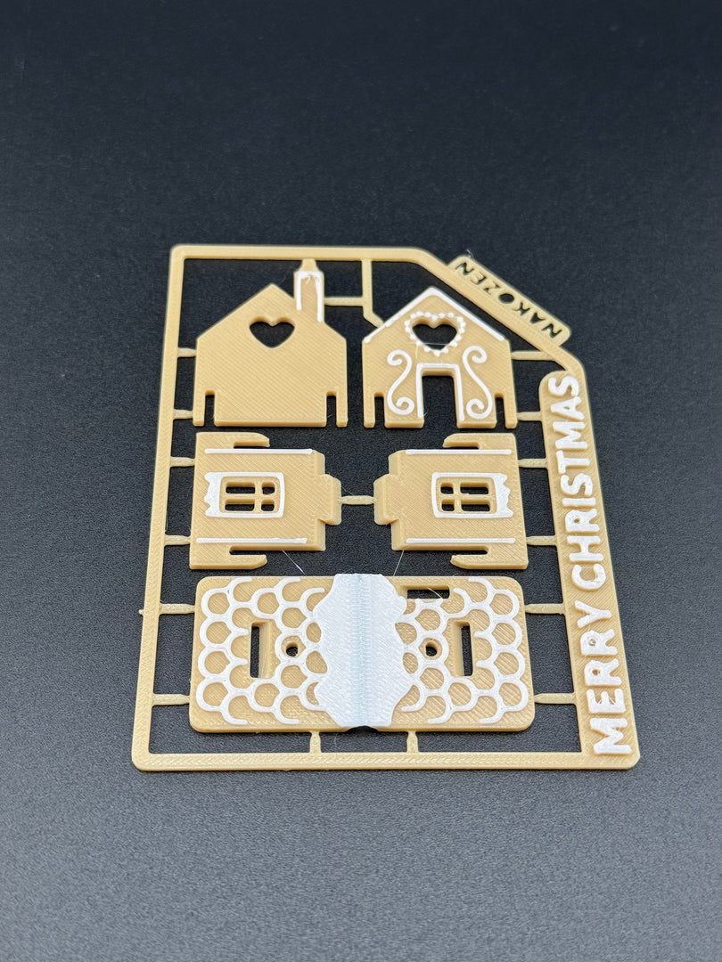 Gingerbread House Ornament Kit Card