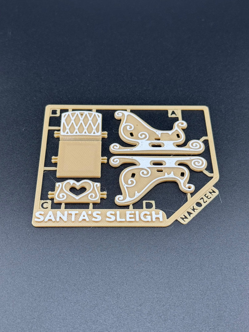 Gingerbread Sleigh Kit Card