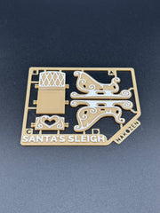 Gingerbread Sleigh Kit Card