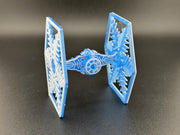 Tie Fighter Inspired Snow Flake Kit Card