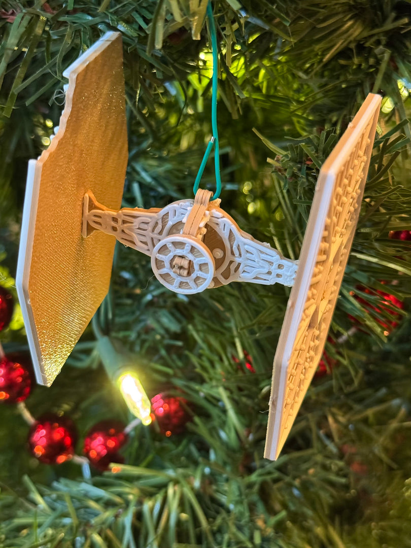 Tie Fighter Inspired Gingerbread Kit Card