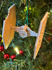 Tie Fighter Inspired Gingerbread Kit Card