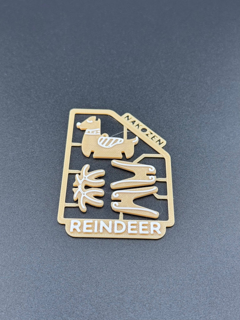 Gingerbread Reindeer Ornament Kit Card