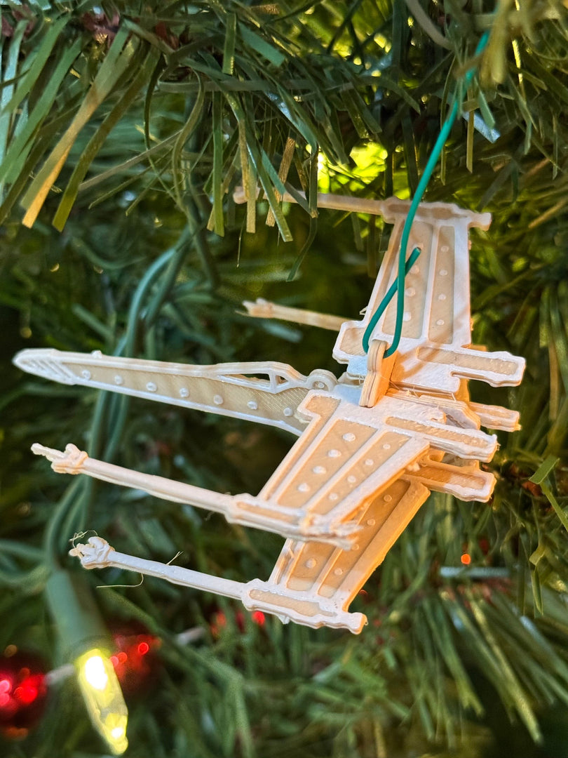 Gingerbread X Wing Inspired Kit Card