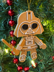 Star Wars Ornament | Darth Vader Gingerbread