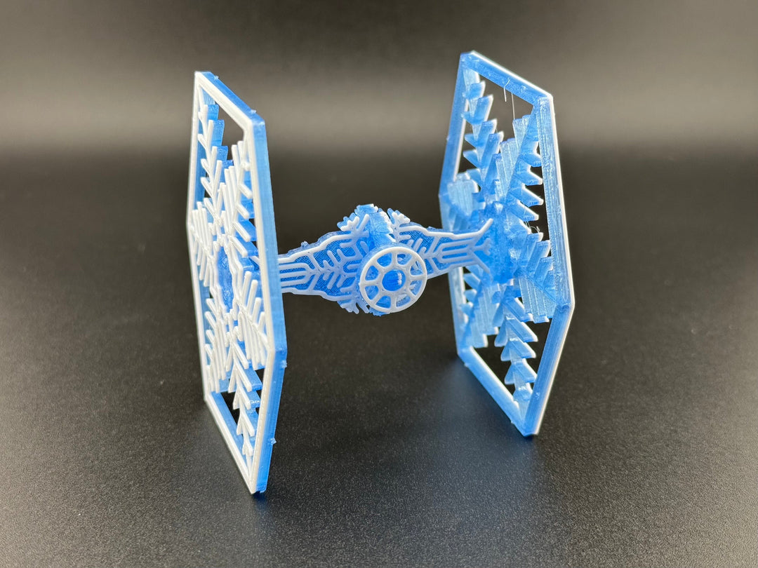 Tie Fighter Inspired Snow Flake Kit Card